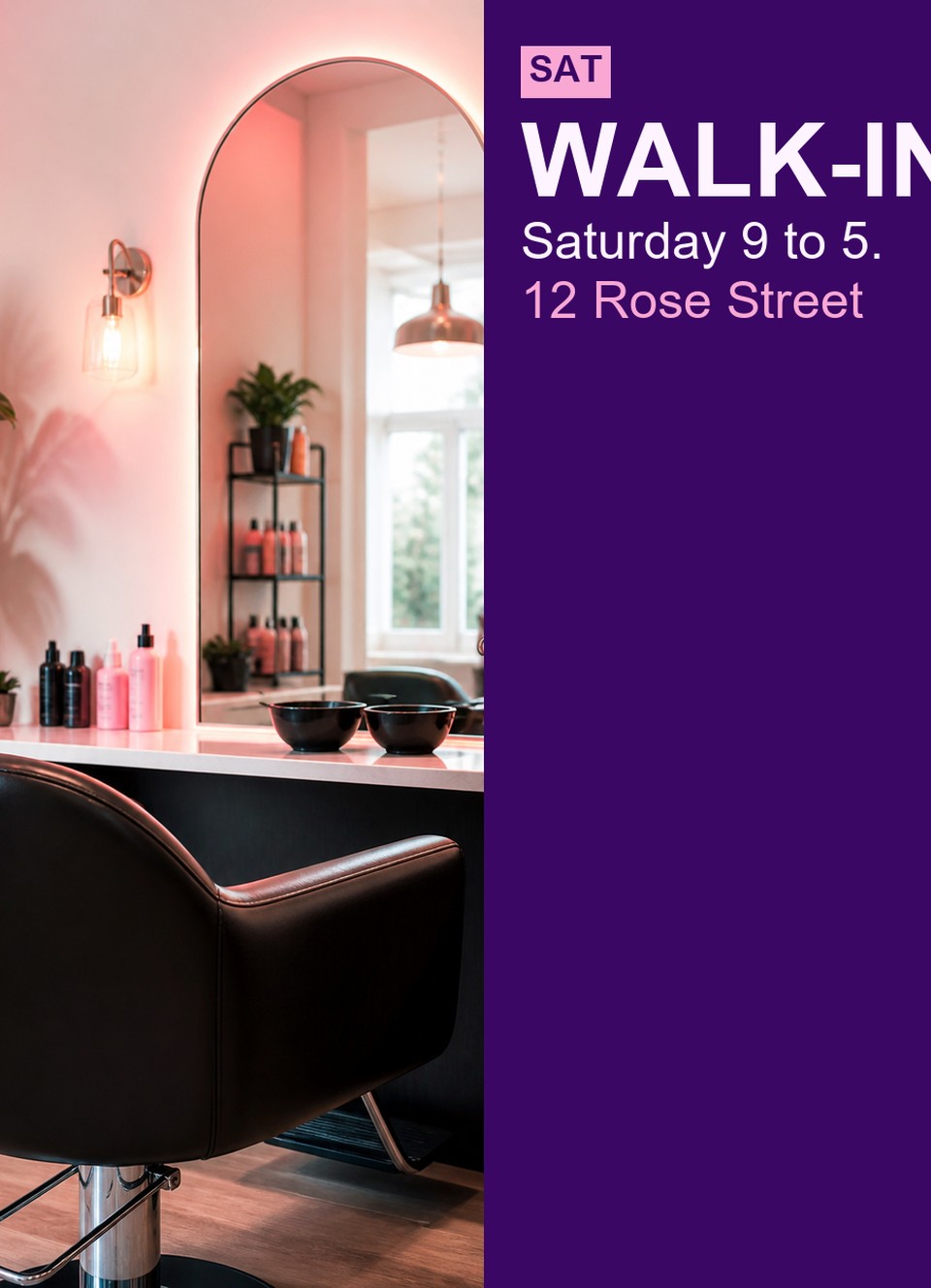 Salon Weekend template for Collectors Cards