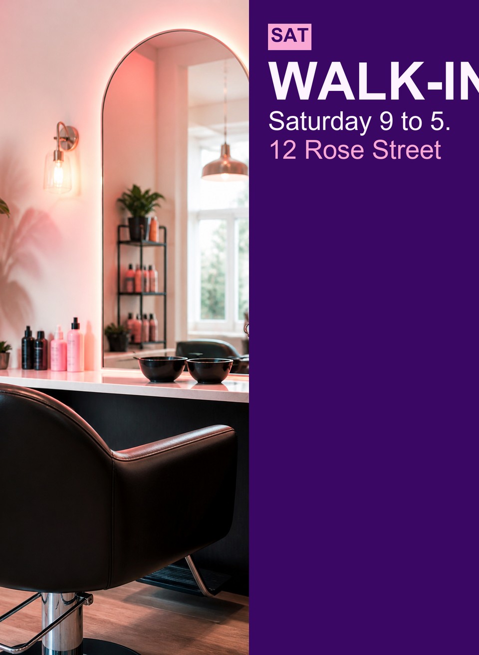 Salon Weekend template for Tarjetas de lealtad perforadas | 55printing