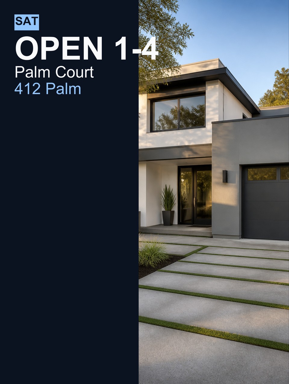 Open House template for Presentation Folder Printing