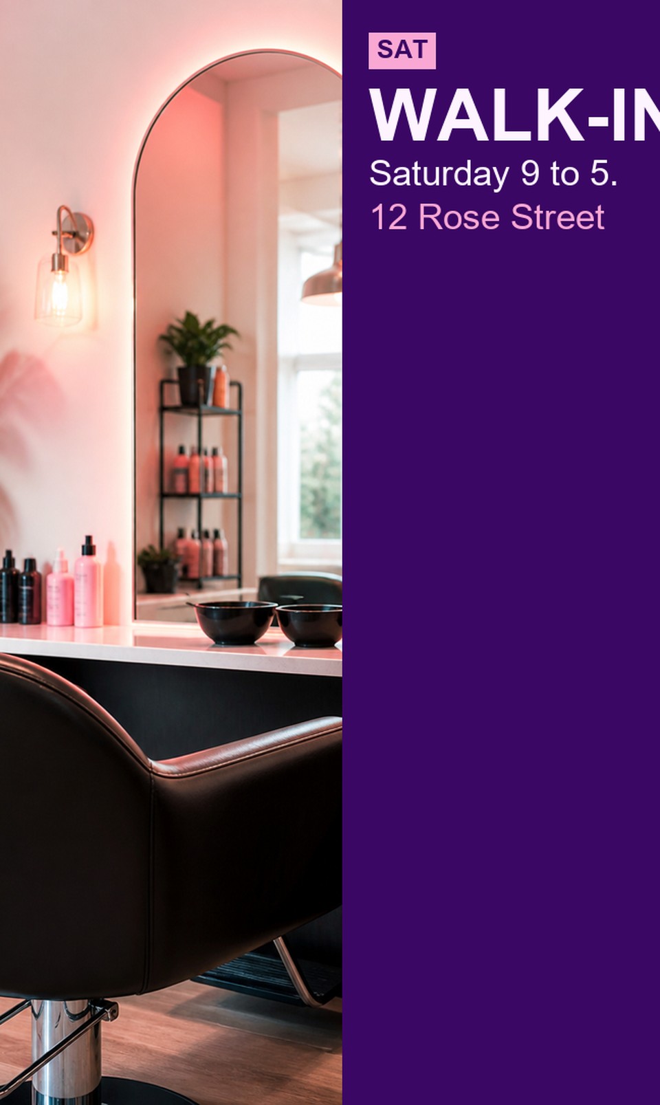 Salon Weekend template for Tarjetas tipo Rolodex | 55printing