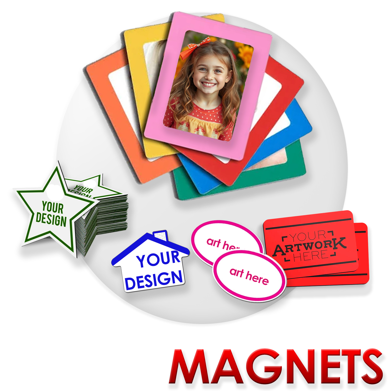 Custom Magnets Printing by 55printing