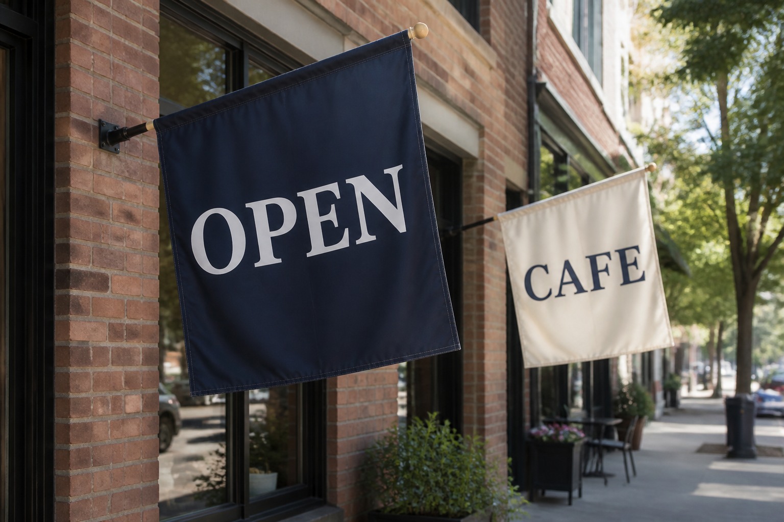 Custom Flags: two, 55printing product photo