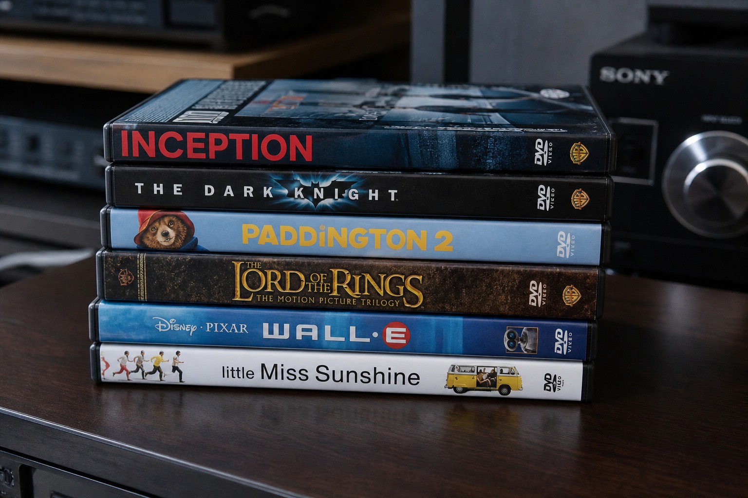 DVD Package Printing: stack of finished prints, 55printing product photo