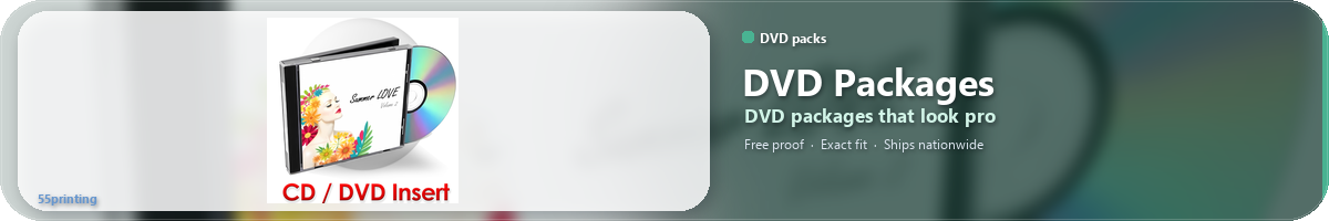 Cheap DVD Package Printing