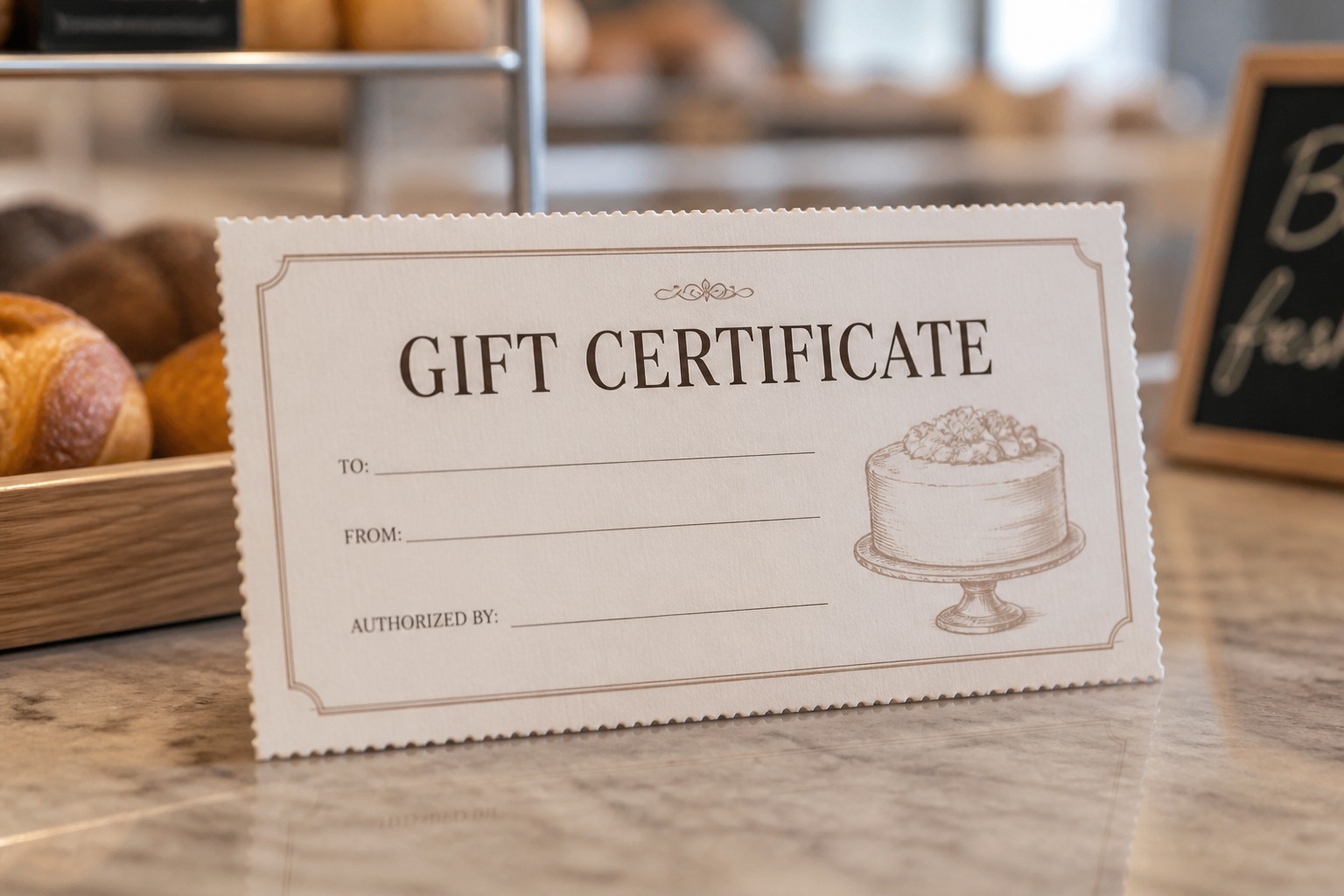 Gift Certificates Printing: counter, 55printing product photo