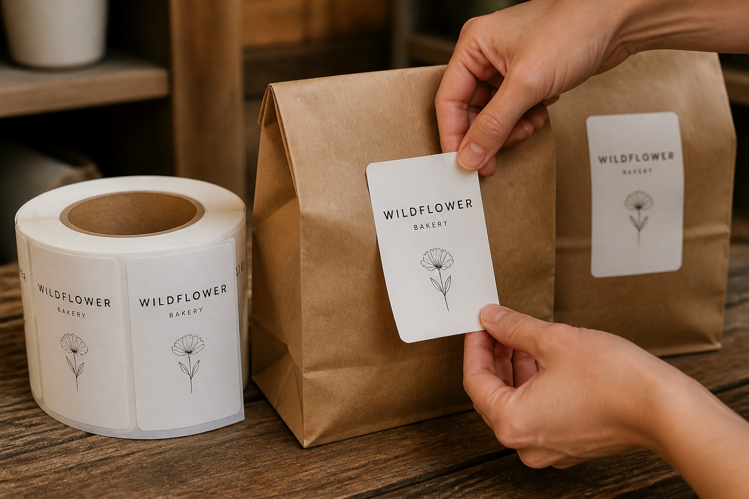 Roll Label Printing: apply, 55printing product photo