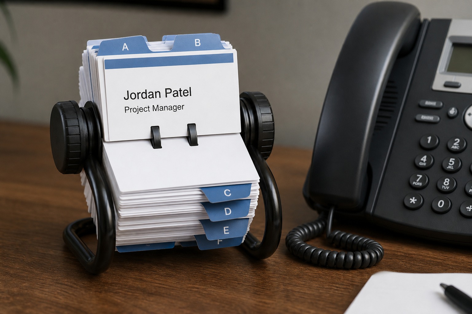Rolodex Cards Printing: desk, 55printing product photo