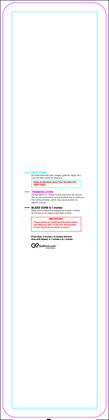 55printing Bookmark 2inx8in V Round Download Template Guideline - Bookmarks