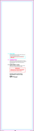 55printing Bookmark 2inx8in V Download Template Guideline - Bookmarks