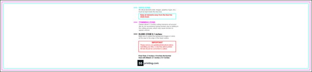 Bookmark 2inx9in H Front guideline preview