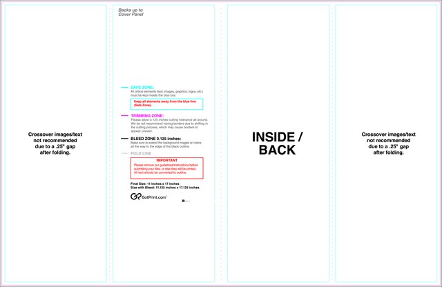 Brochure 11inx17in Closedgatefold Front guideline preview