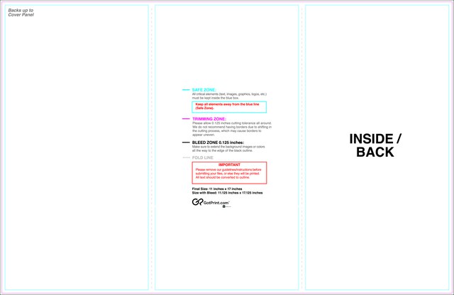 Brochure 11inx17in Zfold Front guideline preview
