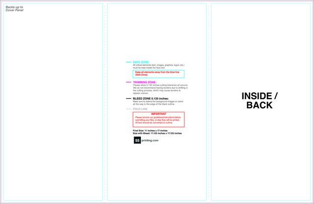 Brochure 11inx17in Zfold Inside guideline preview