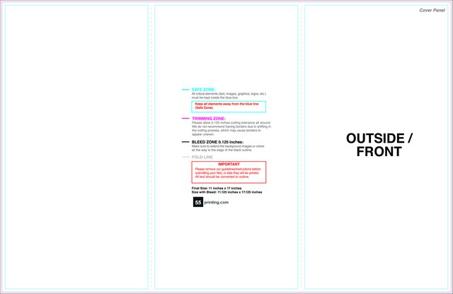 Brochure 11inx17in Zfold Outside guideline preview