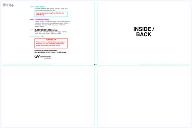 Brochure 12inx18in Halffold Then Half Front guideline preview