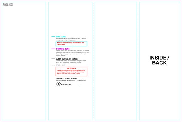 Brochure 12inx18in Rollfold Front guideline preview