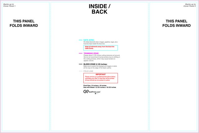 Brochure 12inx18in Singlegatefold Front guideline preview