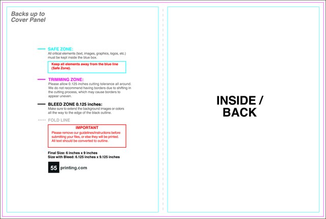 Brochure 6inx9in Halffold Front guideline preview