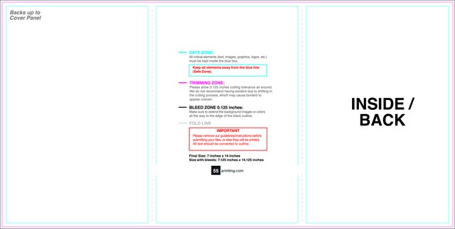 Brochure 7inx14in Zfold Front guideline preview