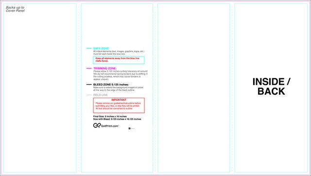 Brochure 9inx16in Accordionfold Front guideline preview