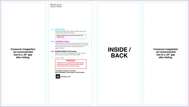 Brochure 9inx16in Closedgatefold Inside guideline preview