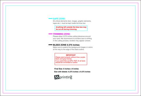Booklet 6inx9in H Front guideline preview
