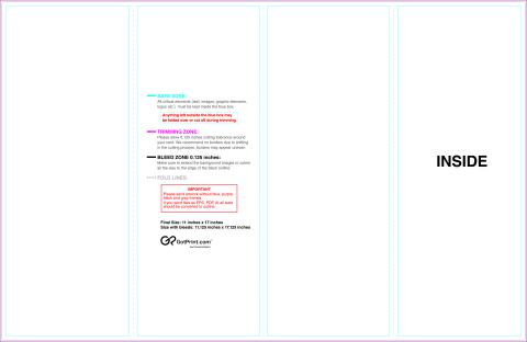 Brochure 11x17 Accordion Inside guideline preview