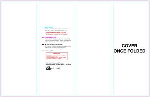 Brochure 11x17 Accordion Outside guideline preview