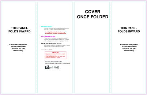 Brochure 11x17 Doublegatefold Outside guideline preview