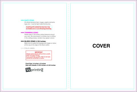 Brochure 6inx9in Halffold Outside guideline preview
