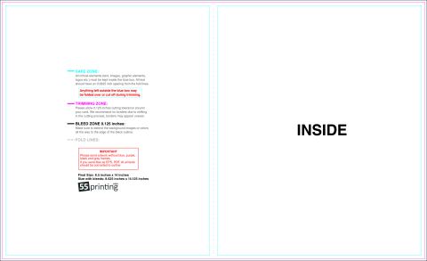 Brochure 8.5inx14in Halffold Inside guideline preview