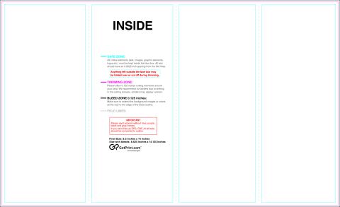 Brochure 8.5inx14in Rollfold Inside guideline preview