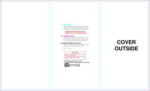 Brochure 8.5inx14in Zfold Outside guideline preview