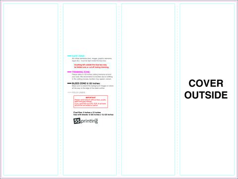 Brochure 9inx12in Accordion Outside guideline preview