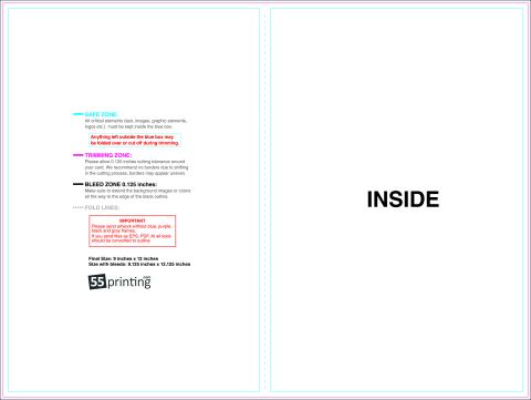 Brochure 9inx12in Halffold Inside guideline preview