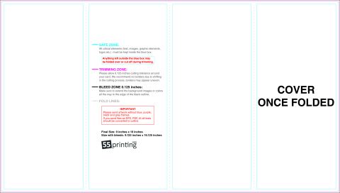 Brochure 9inx16in Accordionfold Outside guideline preview