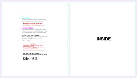 Brochure 9inx16in Halffold Inside guideline preview