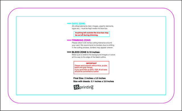 Businesscard 2inx3.5in H Round guideline template 2" × 3.5" JPG