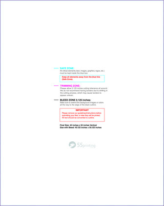 55printing Canvas 40inx50in V Download Template Guideline - Canvas