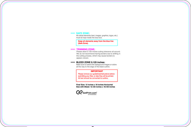 55printing Carmagnets 12inx18in H Round Download Template Guideline - Car Magnets