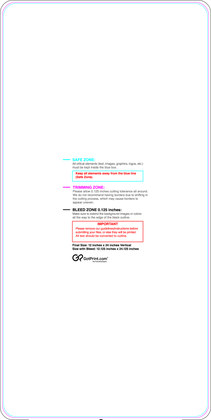 55printing Carmagnets 12inx24in V Round Download Template Guideline - Car Magnets