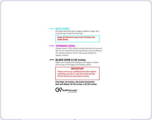 55printing Carmagnets 22inx28in H Round Download Template Guideline - Car Magnets