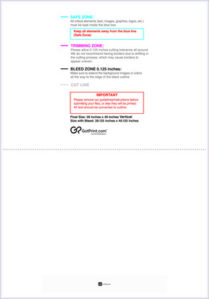 55printing Carmagnets 28inx40in V Double Download Template Guideline - Car Magnets