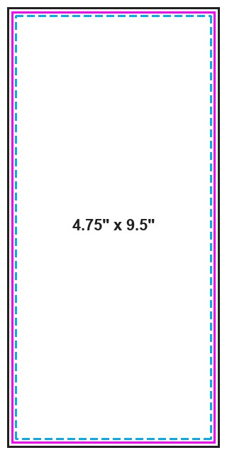 Cd Insert 4.75inx9.5in Gate guideline preview