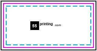 Pen Imprint 1.5inx0.75in guideline preview