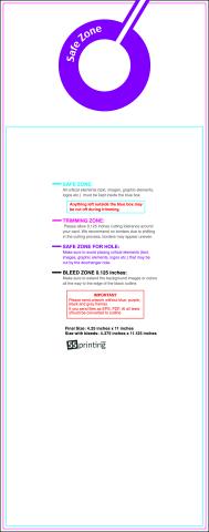 Doorhanger 4.25inx11in Back V guideline preview