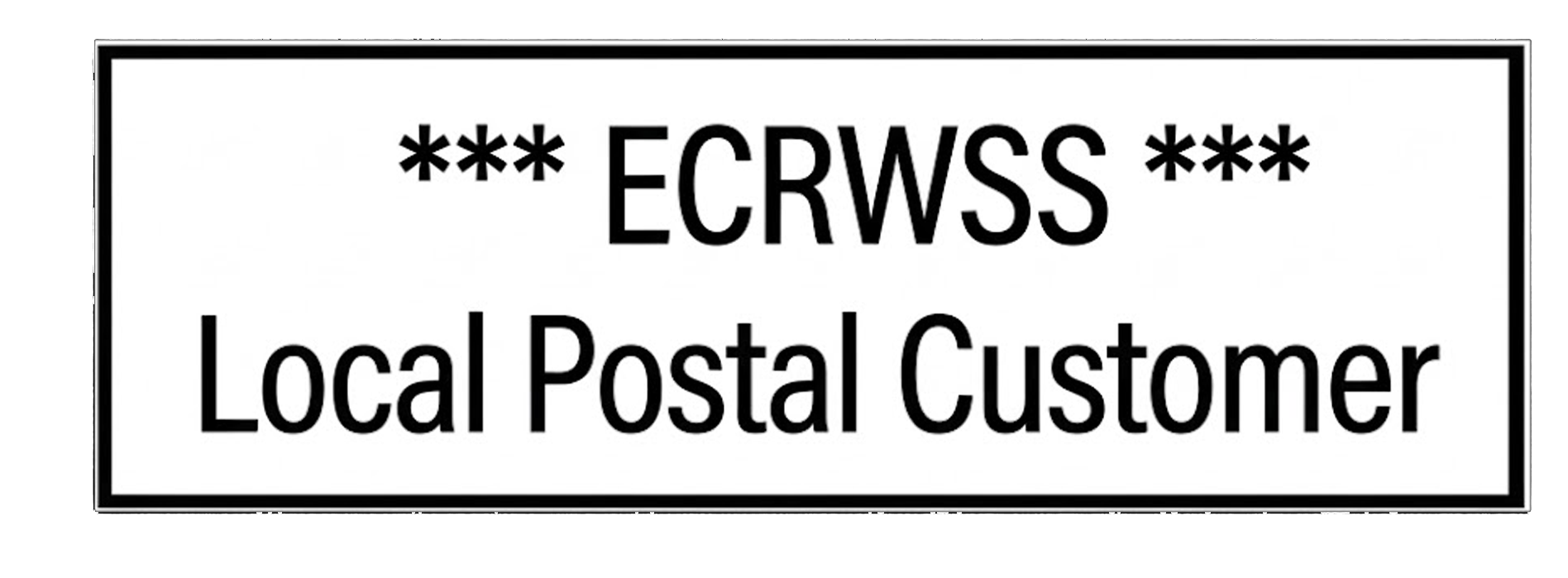 Official Local Postal Customer address box