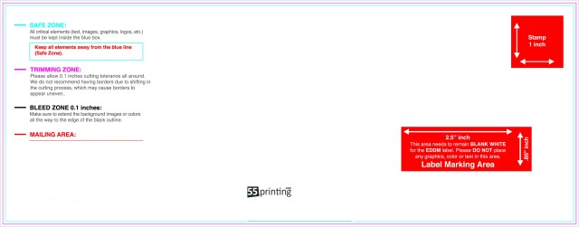 Eddm Postcard 4.25inx11in H Back Eddm Side guideline preview