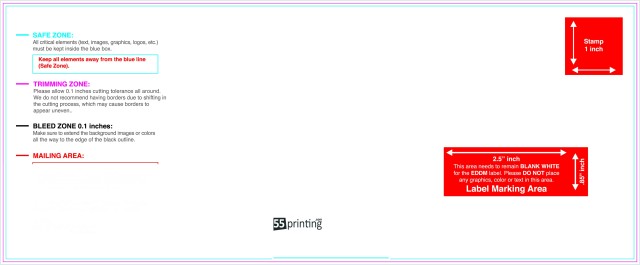 Eddm Postcard 4.5inx11in H Back Eddm Side guideline preview