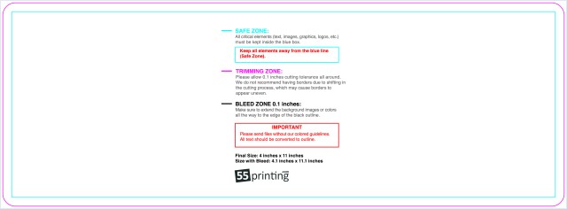 Eddm Postcard 4inx11in Round guideline preview